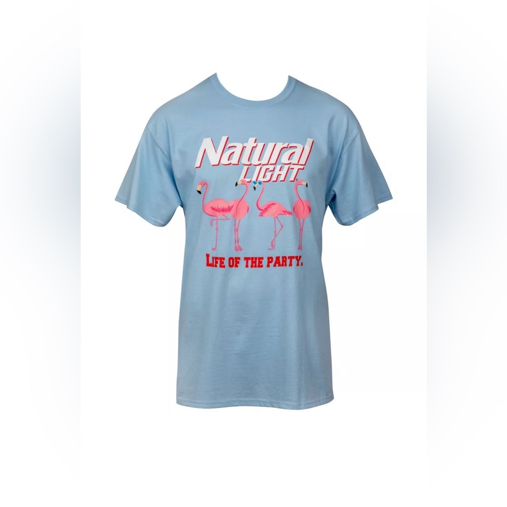 NWT Natural Light Men’s Life Of A Party Tee Shirt